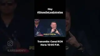 Hoy Show de las Estrellas por el Canal RCN a las 10:00 P.M. No se lo pierdan.