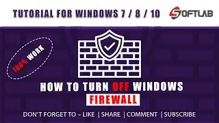 How to Turn off / Disable Windows Firewall in Windows 10 | विंडोज फ़ायरवॉल को कैसे बंद / अक्षम करें