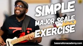 Simple & Effective Major Scale Exercise for Bass Guitar