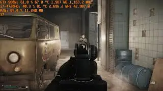 Escape From Tarkov GTX 960M 2GB+Intel i7-4720HQ (720p)
