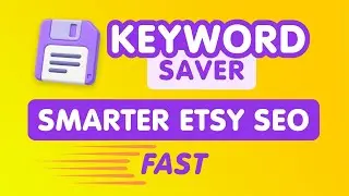Save Etsy SEO Keywords Fast with KeywordSaver | Chrome Extension Demo for Etsy Sellers