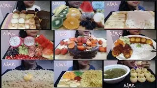 ASMR| Pani Puri+ Sweets+ Cake+Noodles| *BITES ONLY*