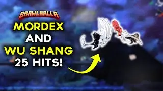 CRAZY 25 HIT MORDEX and WU SHANG COMBO! - Brawlhalla twitch highlights # 114