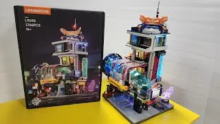 New Lumibricks Cyberpunk Floating Train Station Set Review