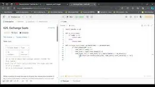 Exchange Seats /  LeetCode  / PANDAS Python / Subscribe