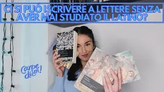 POSSO ISCRIVERMI A LETTERE MODERNE SENZA AVER MAI STUDIATO IL LATINO?📚 Parliamone!