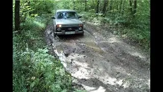 НИВА легенда по бездорожью.