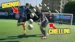 I2BOMBER vs CHIELLINI - Sfidiamo il Difensore della JUVENTUS
