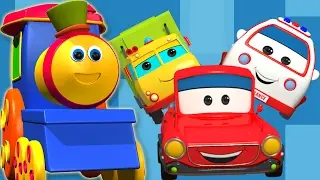 bob kereta api | belajar pengangkutan | kenderaan untuk kanak-kanak | Learn Vehicle | Bob The Train