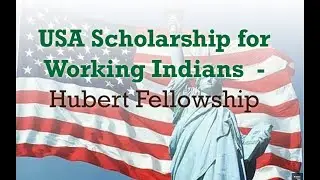 Hubert Humphrey Fellowship in USA for Working Indians.