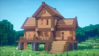Minecraft - How to build a simple survival house 21