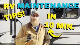 DIY RV Maintenance tips in 10 minutes 