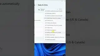 Manage Date and Time Settings on Windows 11
