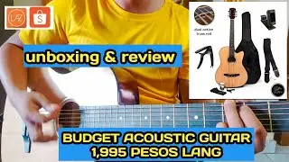 Acoustic Guitar from Lazada | Maven Icarus | Unboxing and Review