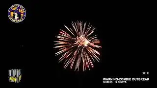 SH5015 WARNING-ZOMBIE OUTBREAK   --- SHINY STAR FIREWORKS