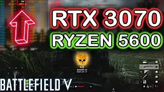 Battlefield V FPS Test - RTX 3070 and Ryzen 5 5600 - 1080p Ultra Settings