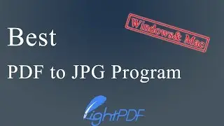Best PDF to JPG Program (Windows & Mac)