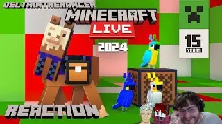 Minecraft LIVE September 2024 Reaction - w/ Clonile and Cam