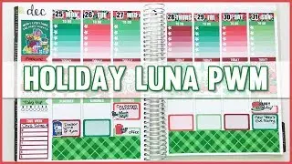 Holidays with Luna Plan With Me feat. Mommy & Me Commentary // Plan-It Planet
