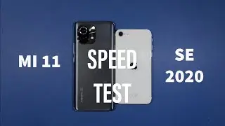 Xiaomi Mi 11 vs Iphone SE 2020 Speed Test