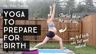 Pregnancy/Prenatal Yoga Flow Naturally Induce Labor, Prepare Body for Natural Birth