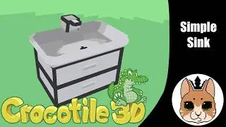 Simple Sink in Crocotile 3D