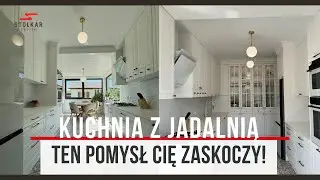Kuchnia z jadalnią.  Ten pomysł Cię zaskoczy!