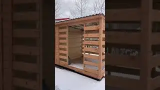 ОТЗЫВ на бытовку-дровник