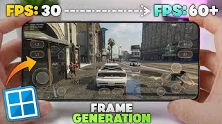 Winlator Emulator : Inbuilt Frame Generation 🔥 Boost Low FPS to Smooth Gameplay 