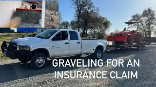Back in action! Knock out a small gravel job to make insurance happy…
