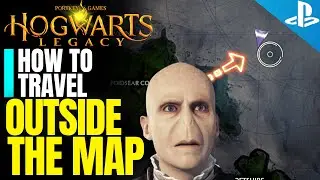 HOW TO TRAVEL OUTSIDE THE MAP IN HOGWARTS LEGACY INTO THE SECRET AREA