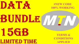 MTN 15GB DATA Bundle code: free mtn data bundle trick 2026, mtn data cheat,youtube,ghana,southafrica
