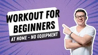 6-minute Beginners Workout (At Home No Equipment)