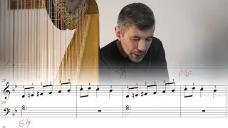 How to figure out pedal changes (featuring Carol of the Bells): Pedal harp basics