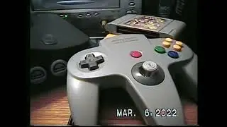 Goldeneye on N64 (recorded with an 8mm camcorder)
