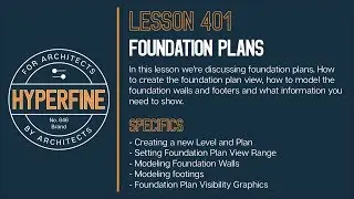 Revit Foundation Plan Tutorial