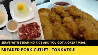 How to Cook Tonkatsu | Deep-Fried Breaded Pork Shoulder Cutlets