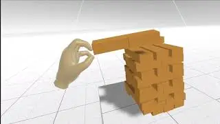 Tower Unity 3D physics test in VR