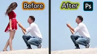 How to remove an object/person from a photo in Photoshop cc 2020