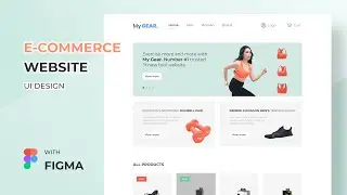 UI/UX Design With Figma E-Commerce Website/Online Shop Website (Figma Speed Art Design)