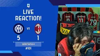 HO IL VOMITO 🤮 - INTER-MILAN 5-1 - #LIVEREACTION #101