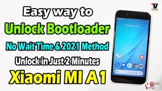 Unlock Bootloader in Just 2 Minutes Android One MI A1 | 2021 Method | No Wait Time | Fastest Unlock