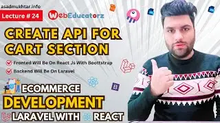 Create Cart API in Laravel | Add to Cart, Update & Remove Items | E-commerce Backend Tutorial