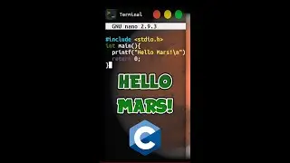 Hello Mars - C on Shell  