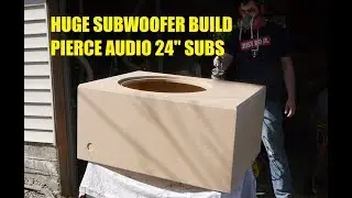 Pierce Audio 24" Dual Subwoofer Build Log | Part 1 Construction