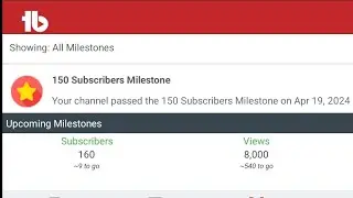 150 SUBS???