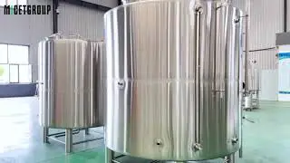 Stainless steel tanks for storage of beverages, dairy products, chemicals, etc.