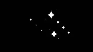Sparkle Effect in Black Screen