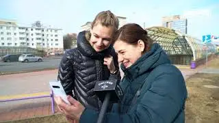 Показываем прохожим Samsung Galaxy S10+ и Galaxy A30