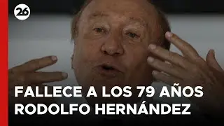 Fallece a los 79 años el excandidato presidencial colombiano Rodolfo Hernández